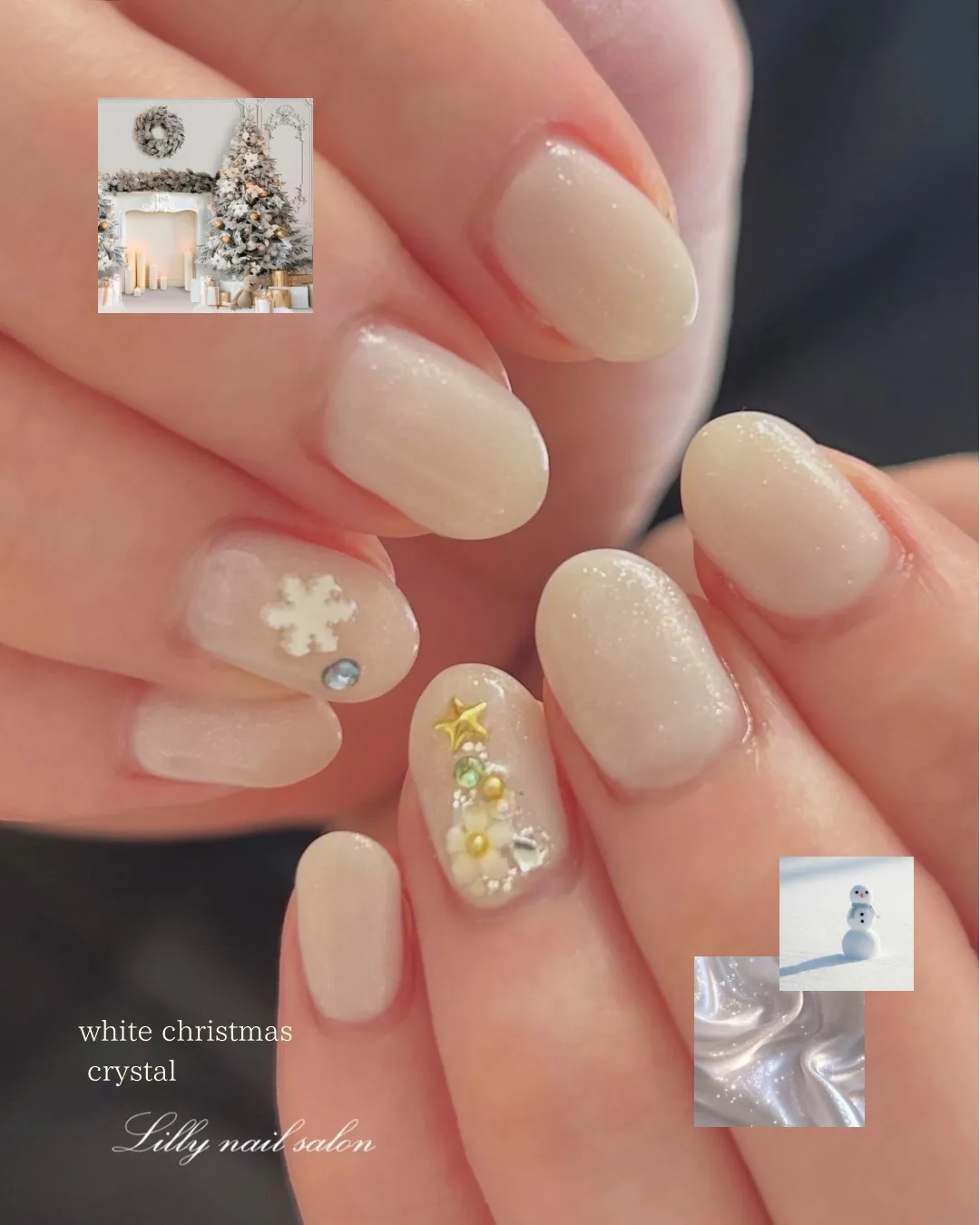 【White Xmas🎄】Lilly nail salon立...