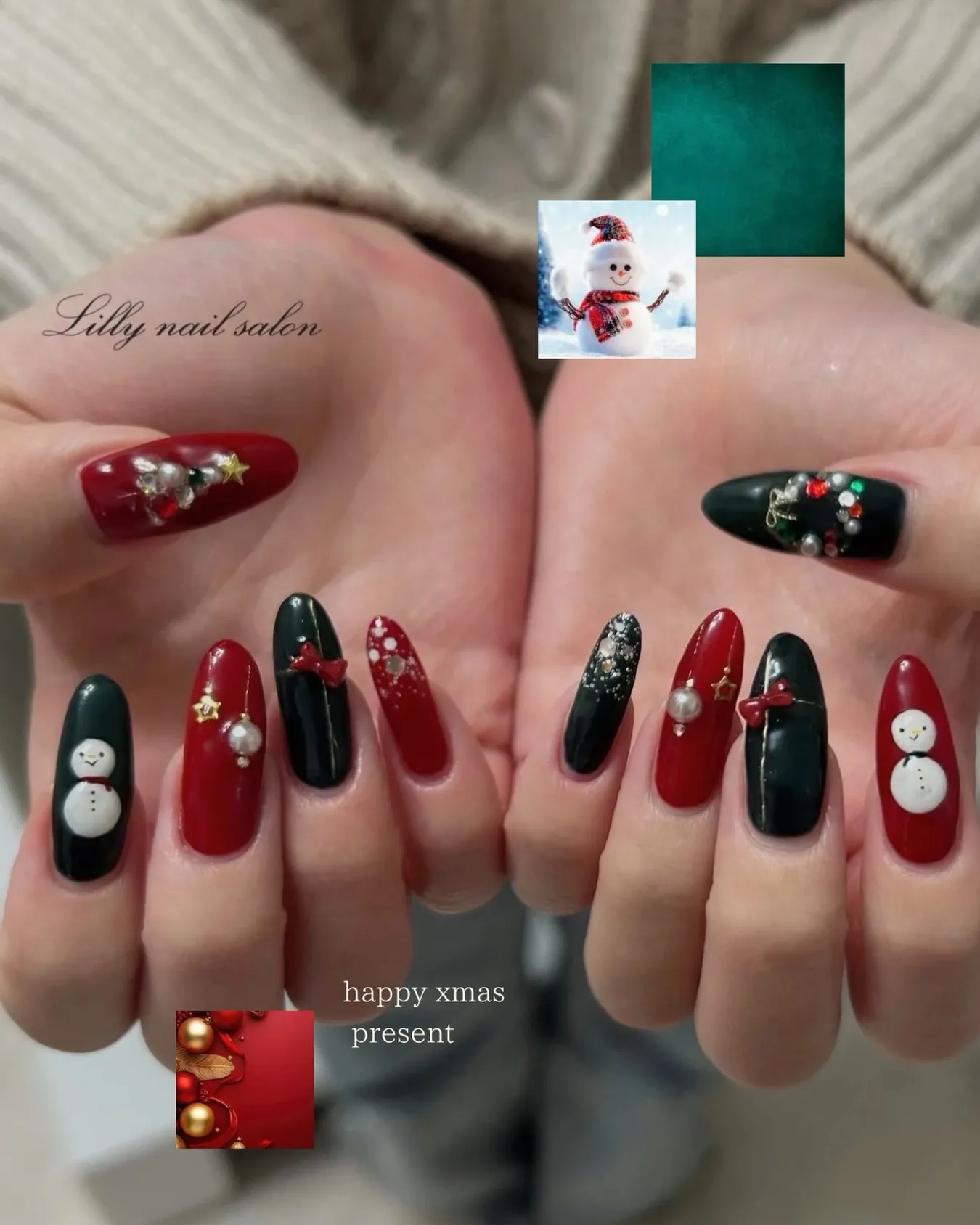 【クリスマスネイル続々と🤭🎄】Lilly nail salo...