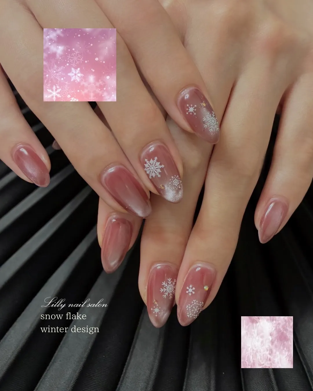 【雪の結晶ネイル❄️ 】Lilly nail salon立川...