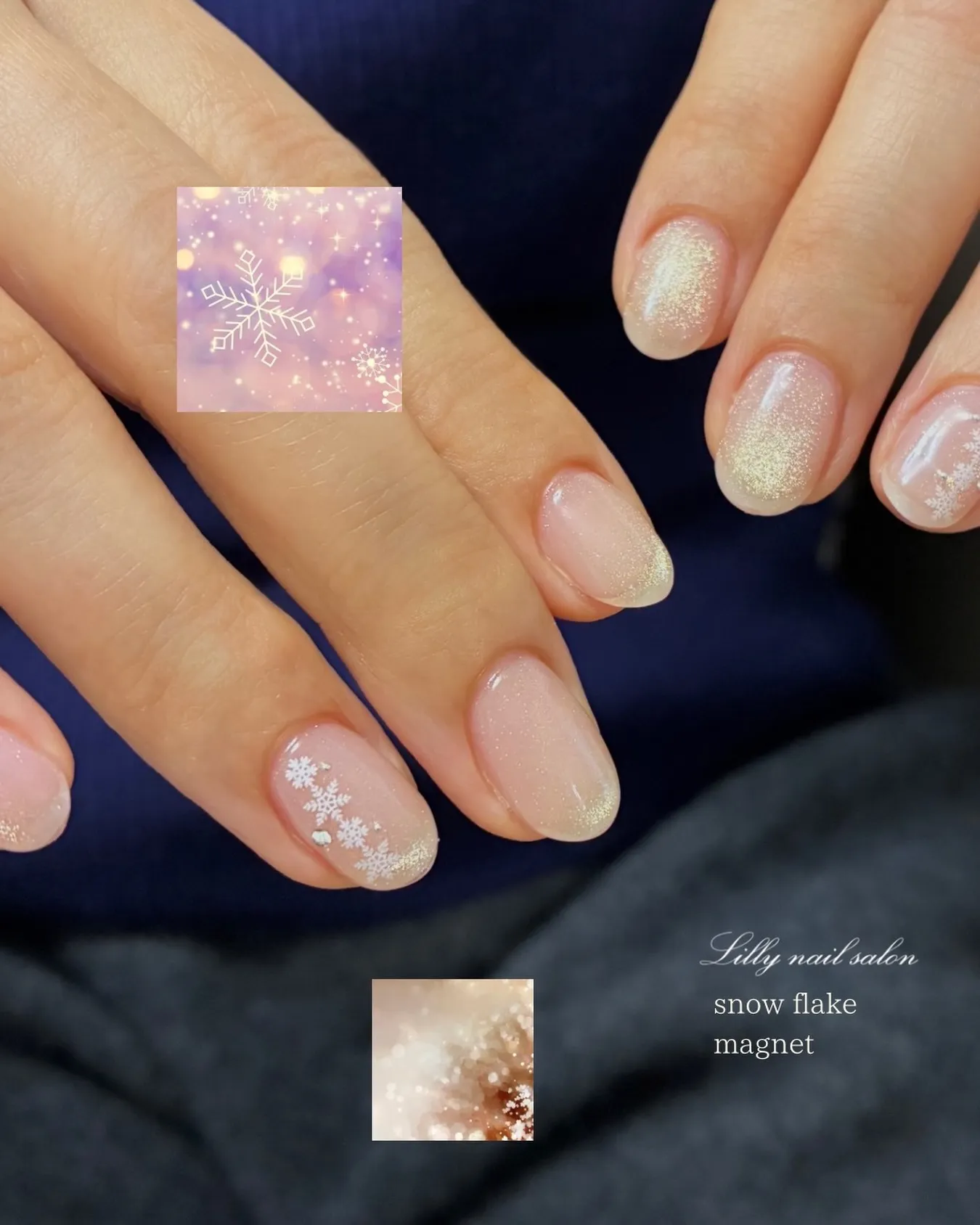 【雪の結晶ネイル❄️ 】Lilly nail salon立川...