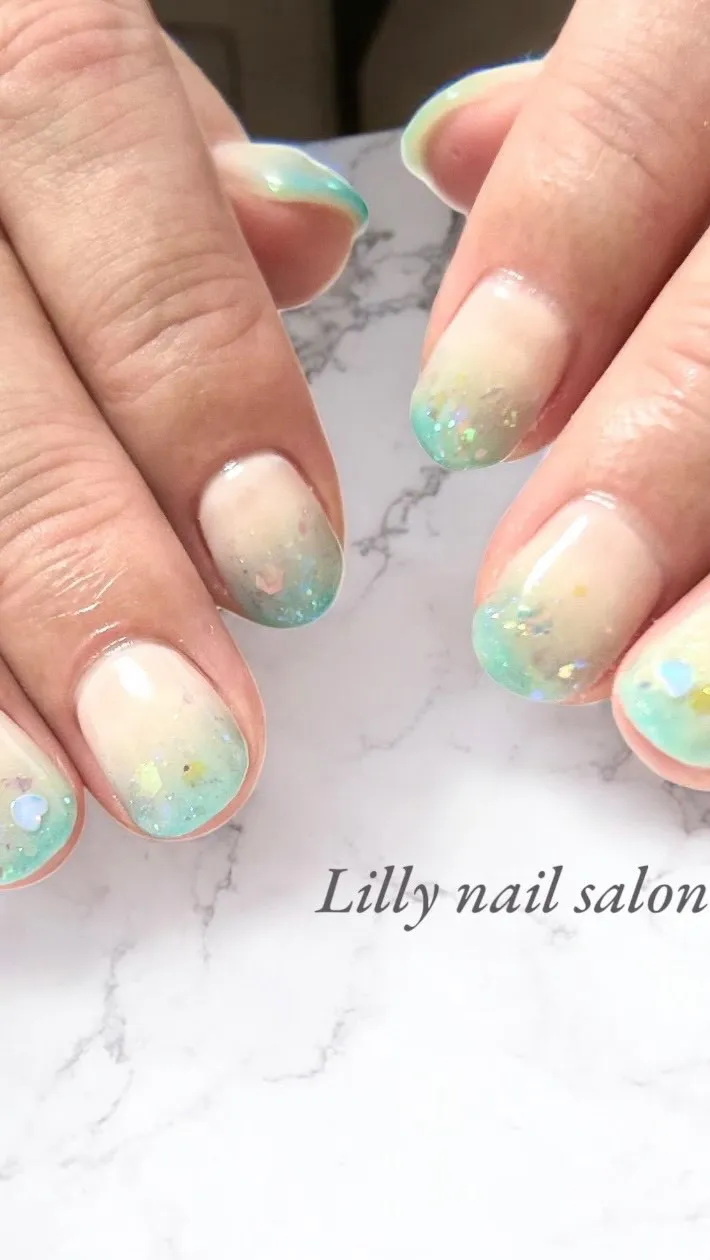 【キラキラ夏ネイル🏝️】Lilly nail salon立川...