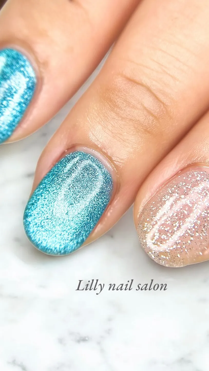 【夏色マグネットネイル🏝️】Lilly nail salon...