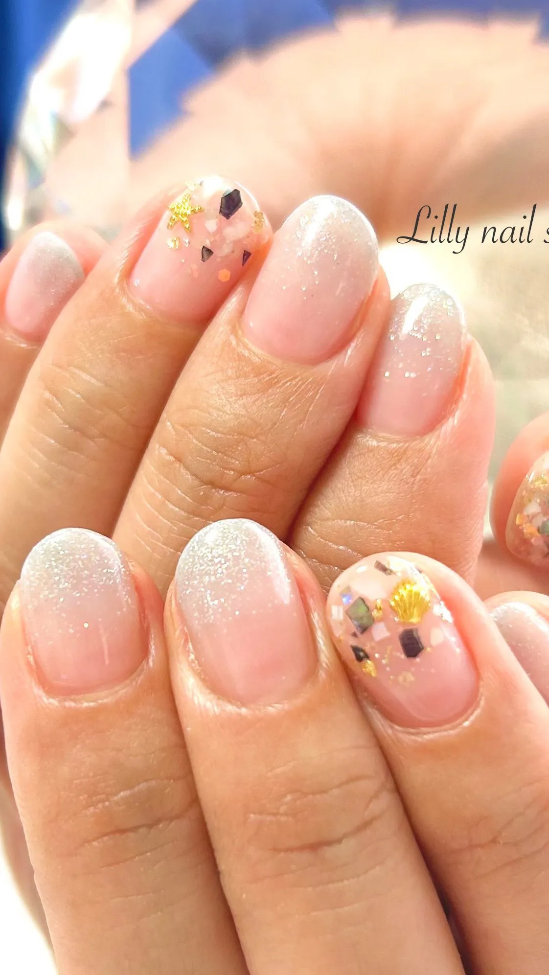 【夏の海をイメージして✨】Lilly nail salon立...