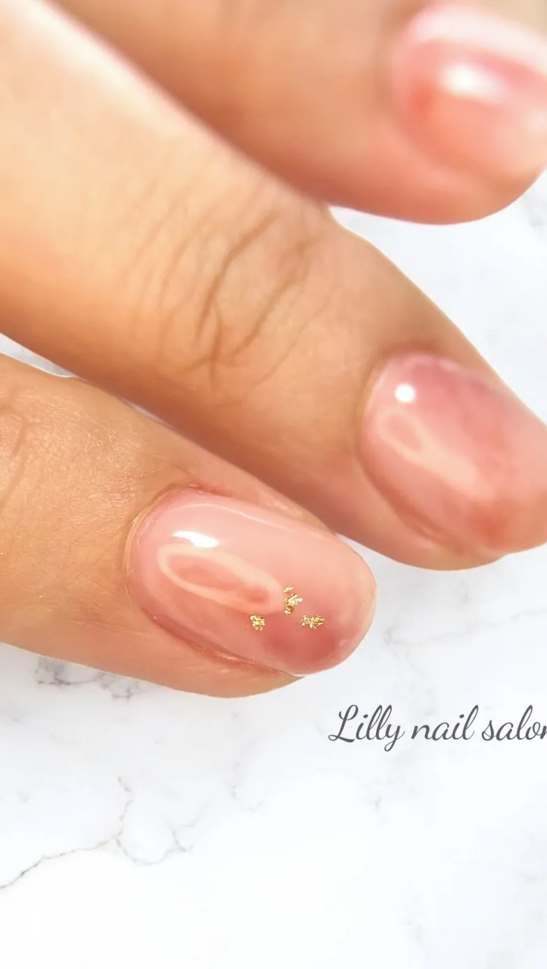 【ジューシー桃ネイル🍑】Lilly nail salon立川...